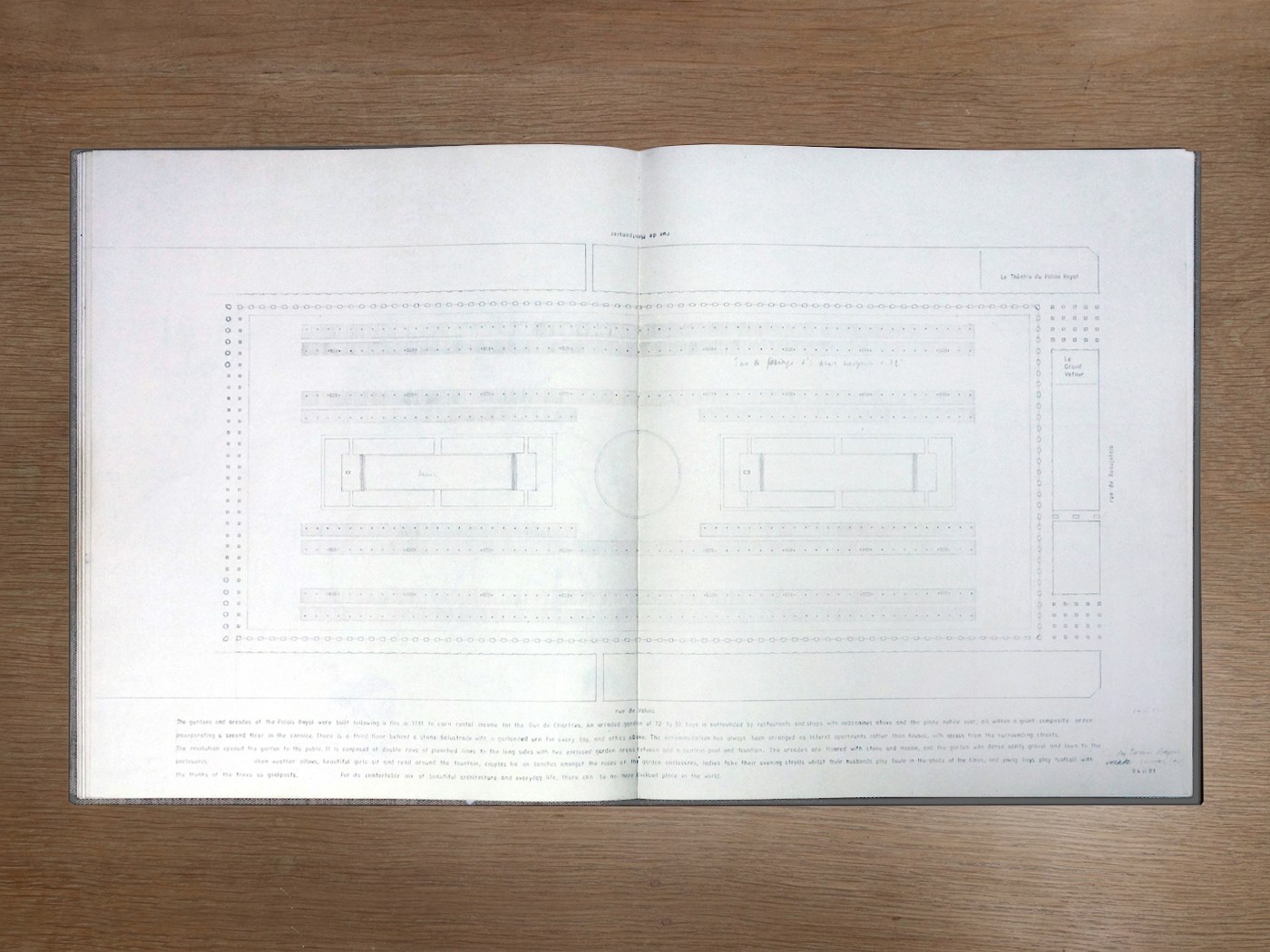 Reading in the Palais Royal