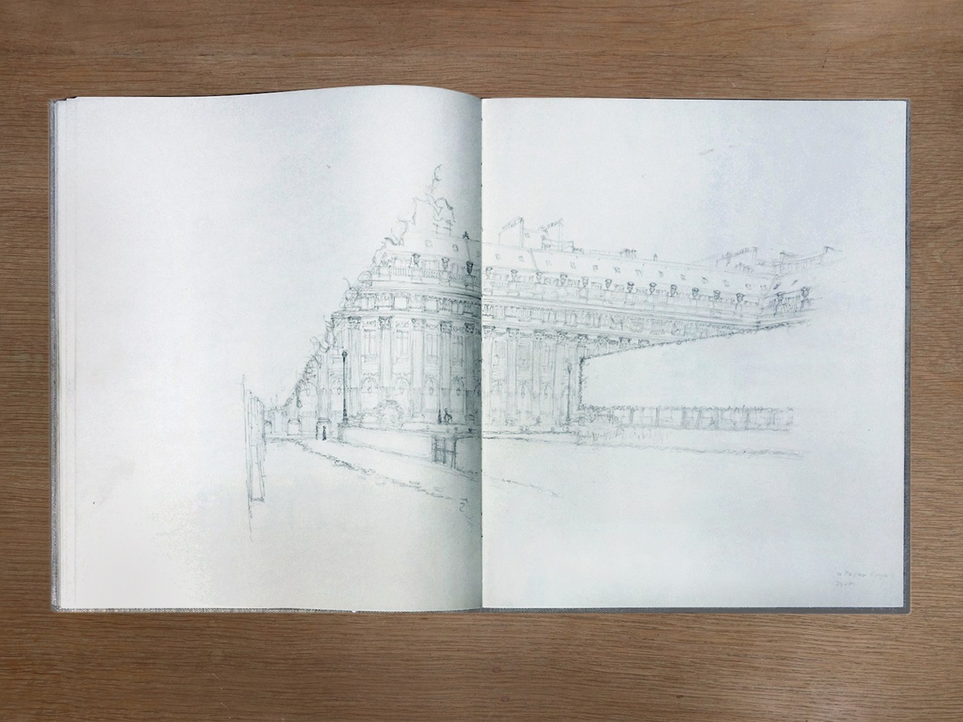 Reading in the Palais Royal